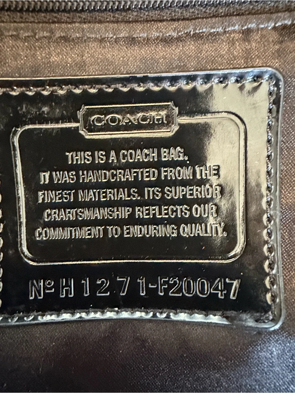 Coach Rare Archival Y2K Poppy Daisy Liquid Glass Patent‎ Shoulder Bag VGUC